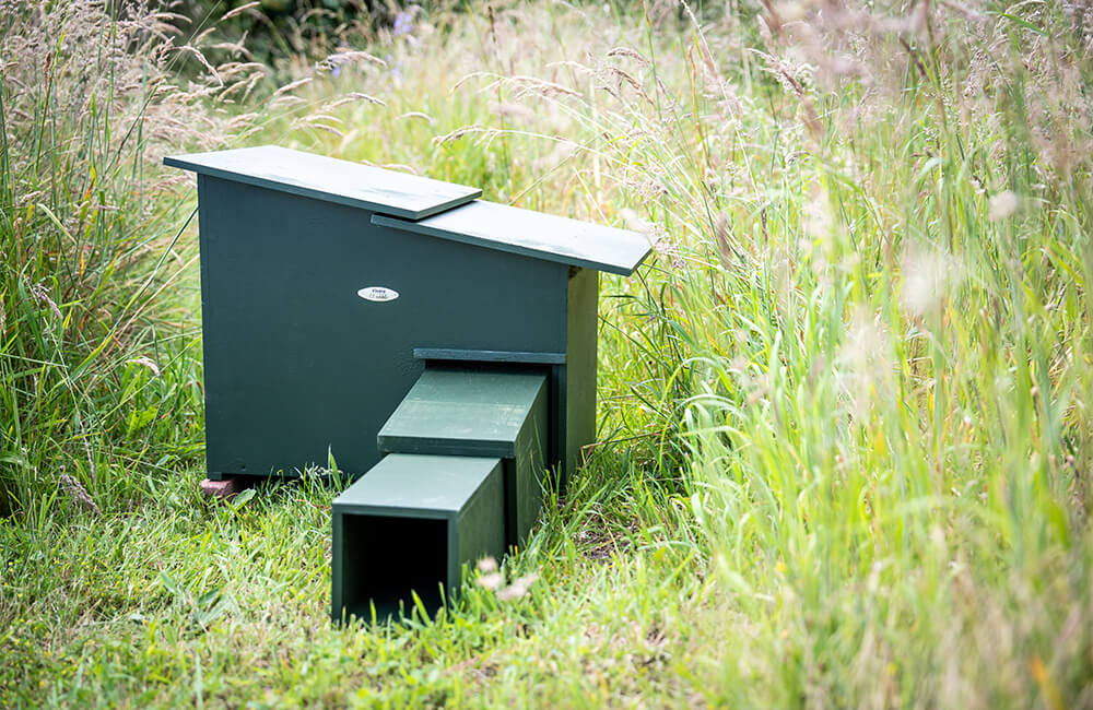 Een professioneel egelhuis gemaakt door Vivara.